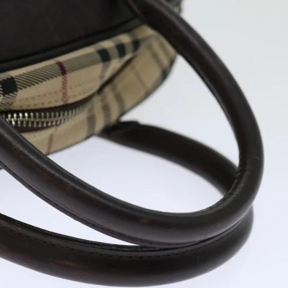 Burberry Vintage Pre-owned Canvas travel-bags Beige Dames