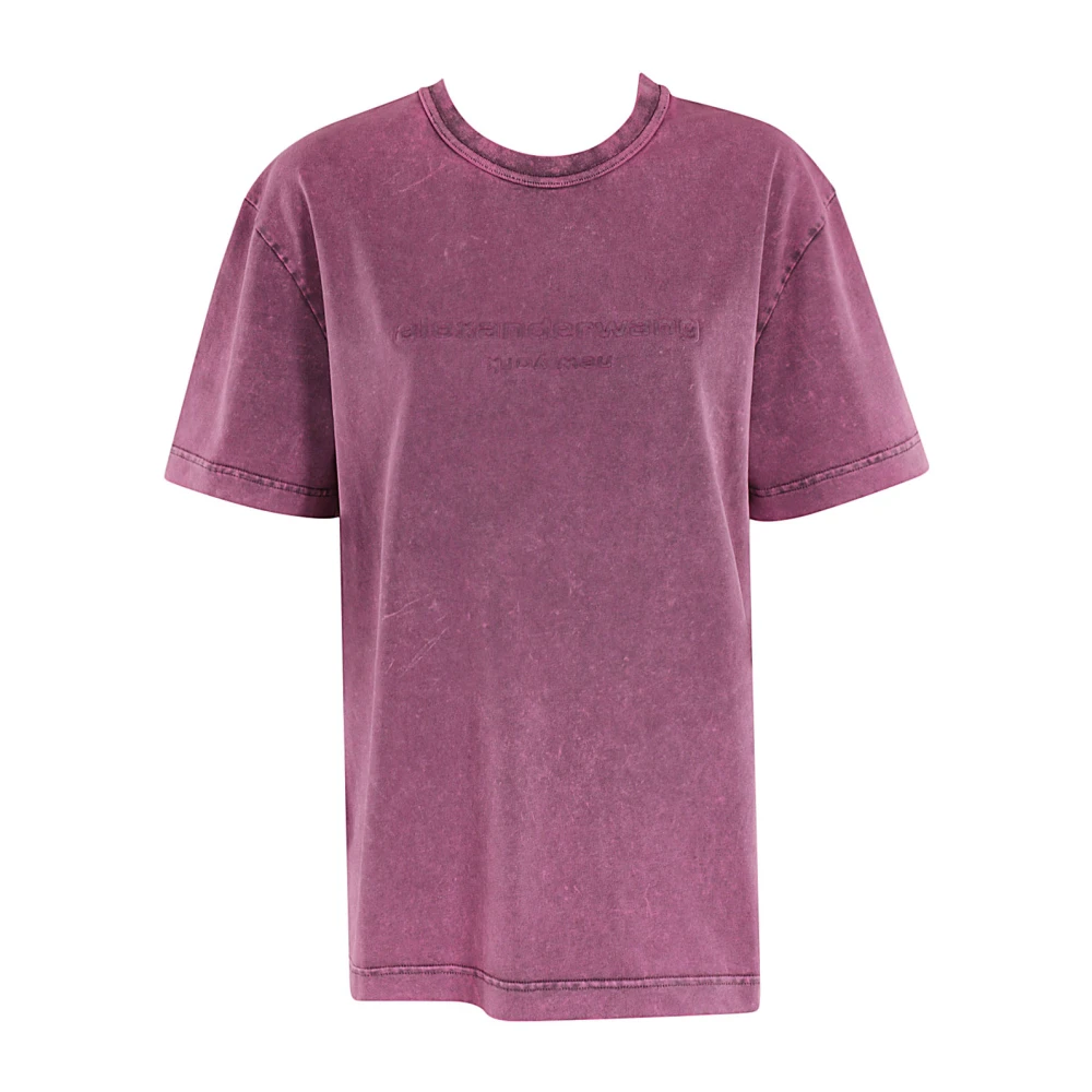 Alexander wang Logo T-shirt Pink Dames