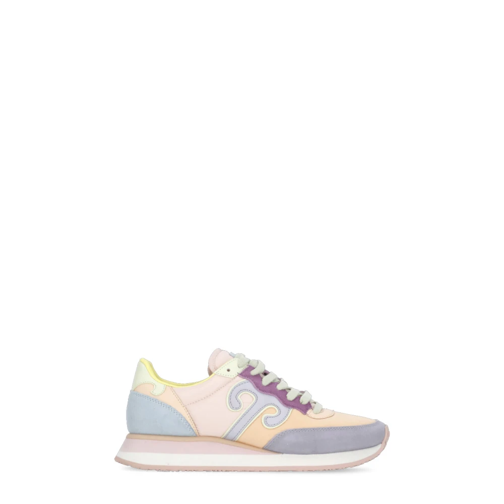 Wushu Ruyi Fabric Leather Sneakers Dames Schoenen Veelkleurig Multicolor