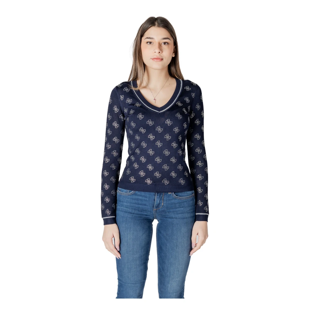 Guess Elegante veelzijdige dames trui Blue Dames