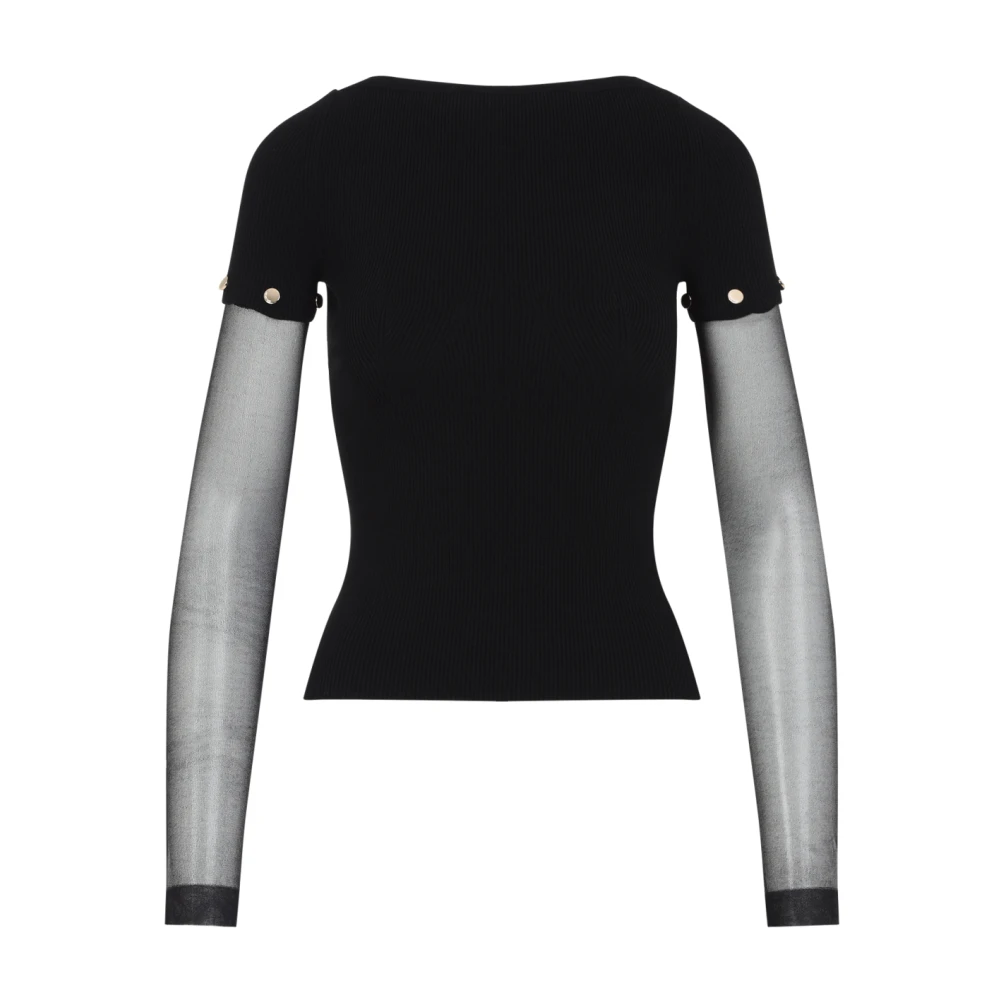 SPORTMAX Elegante Zwarte Topkleding voor Vrouwen Black Dames
