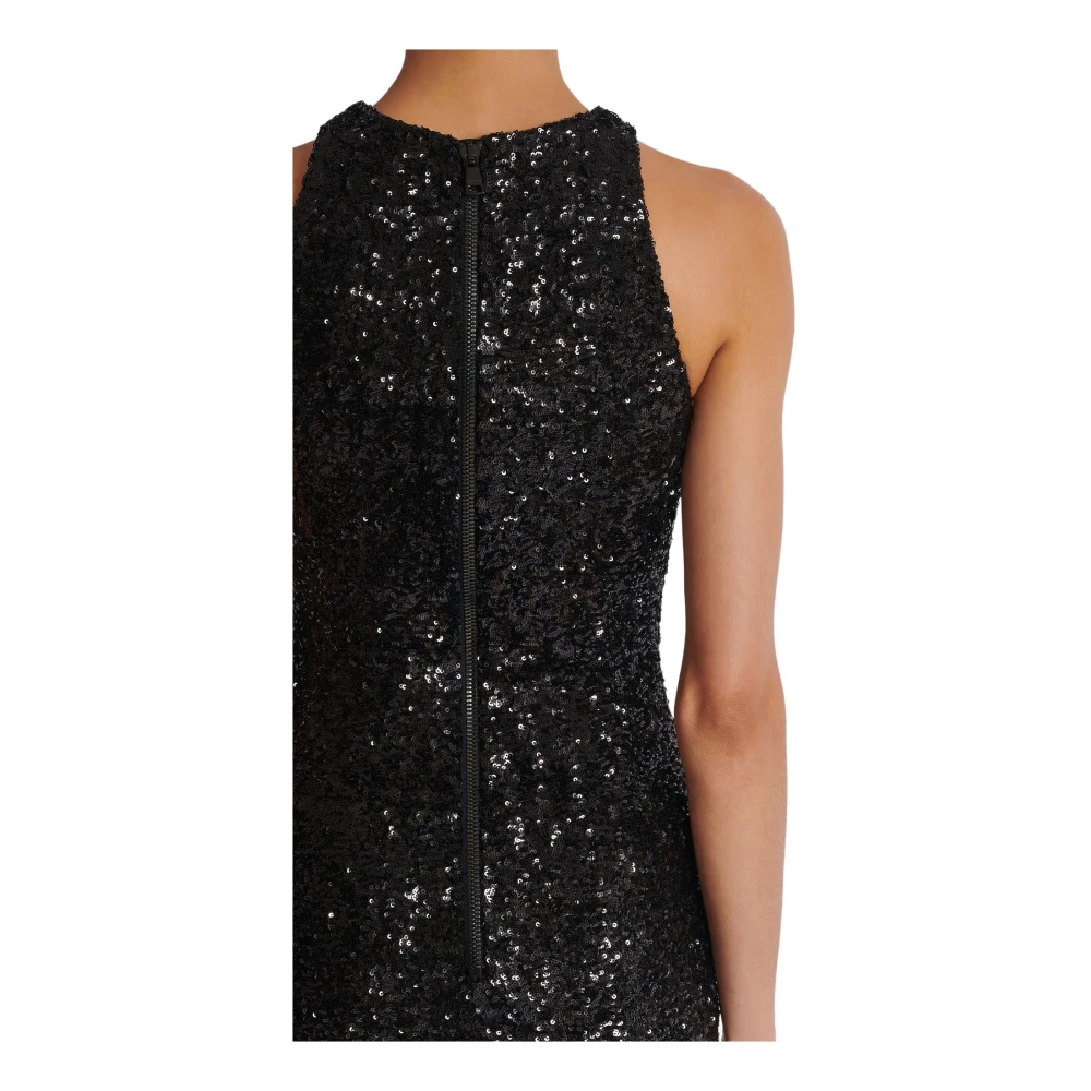 Balmain Pailletjurk met druivenborduursel Black Dames