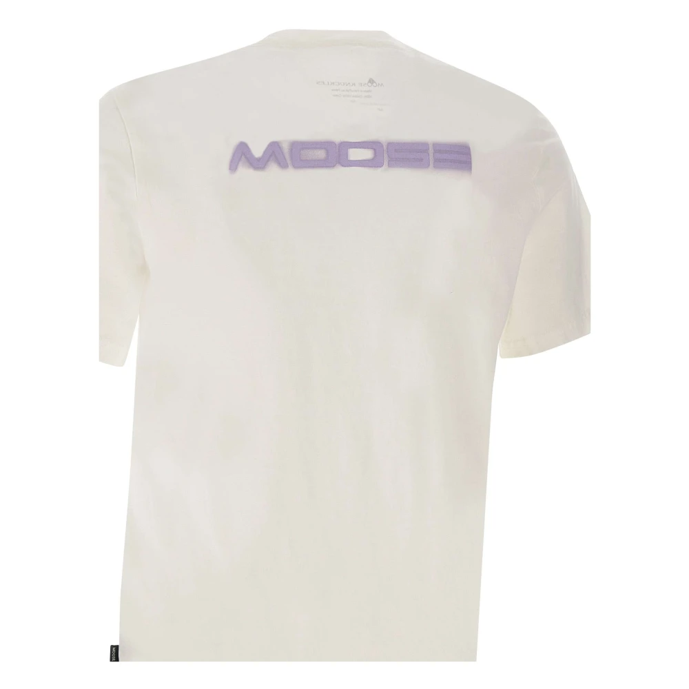 Moose Knuckles Witte T-shirts en Polos White Heren