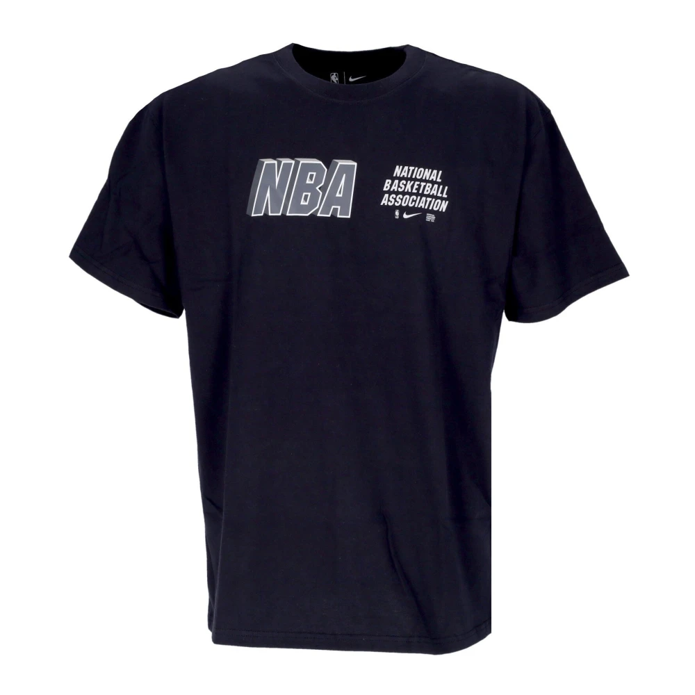 Nike Team31 Courtside Tee Zwart Black Heren