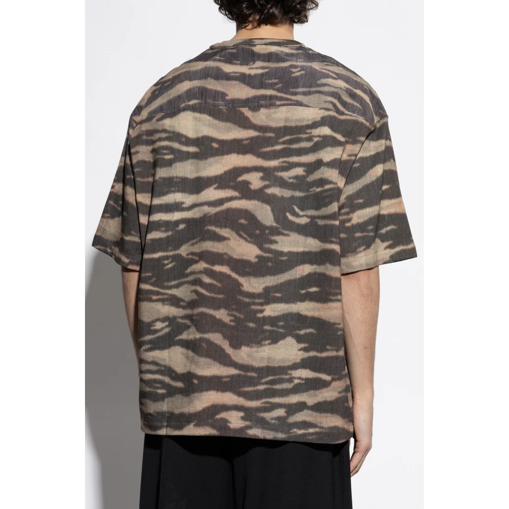 Jil Sander Oversized T-shirt Brown Heren