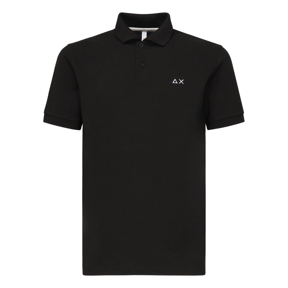 Sun68 Men's Black Polo Shirts, 3XL, Polo T-Shirts And Polos