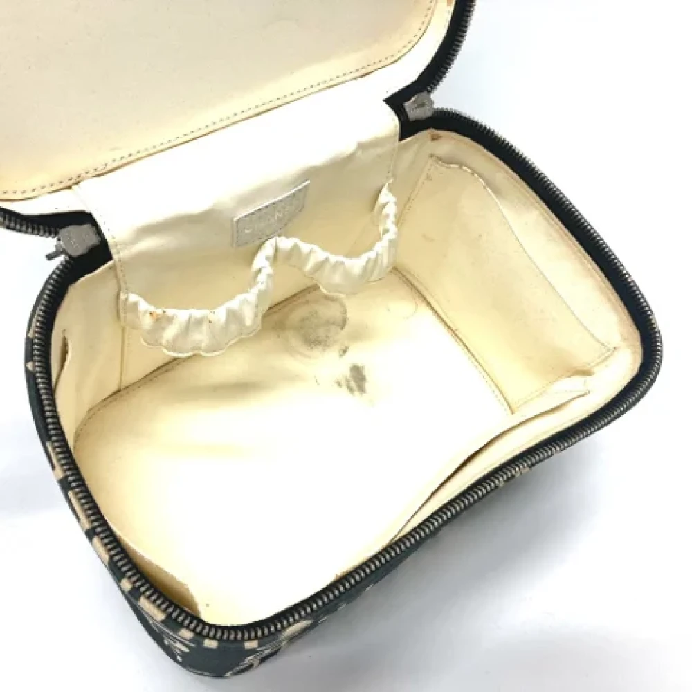 Chanel Vintage Pre-owned Cotton chanel-bags Black Dames