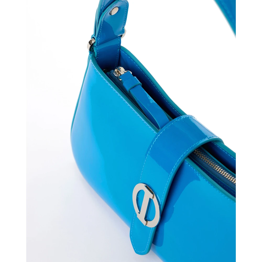 Iceberg Kobalt Piuma patentleren tas met bovenhandvat Blue Dames
