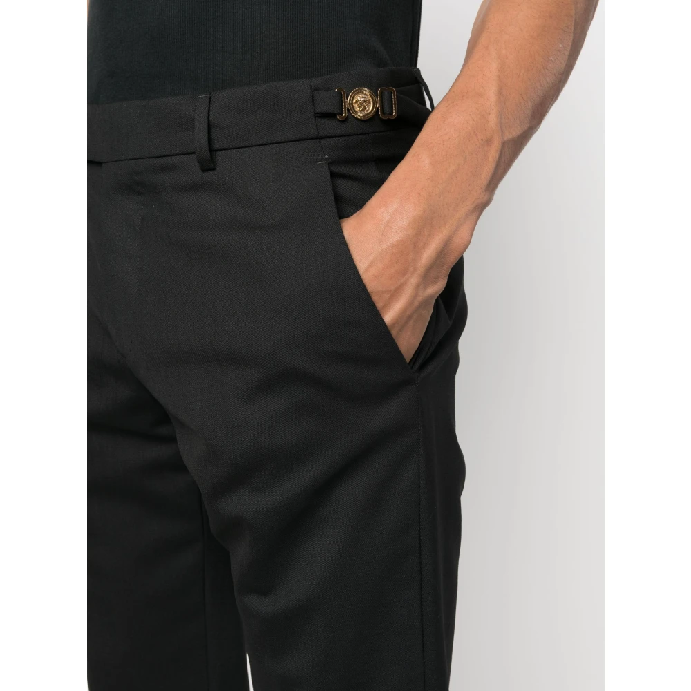 Versace Elegante Formele Broek Black Heren