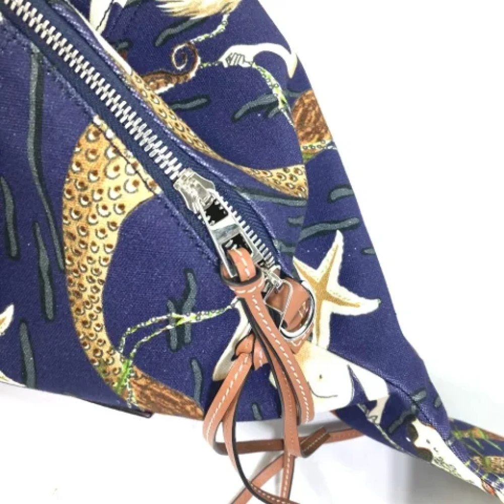 Loewe Pre-owned Fabric travel-bags Blue Dames