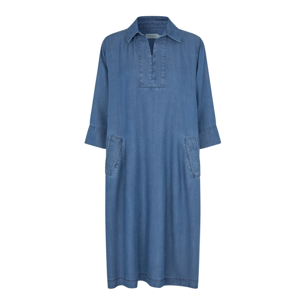Masai , Damen, Kleider, Blau, Xl
