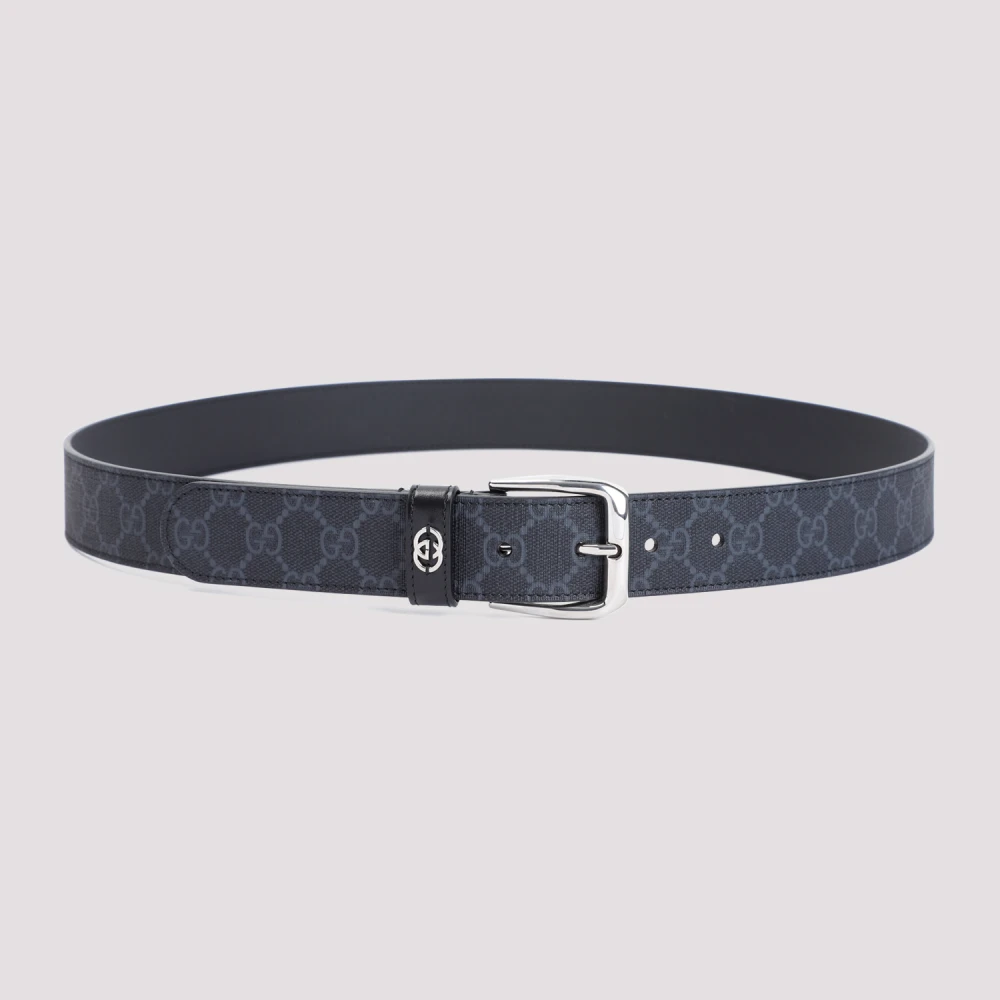 Gucci Zwarte riem voor stijlvolle outfits Black Heren