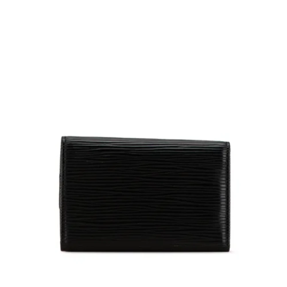 Louis Vuitton Vintage Pre-owned Leather key-holders Black Dames