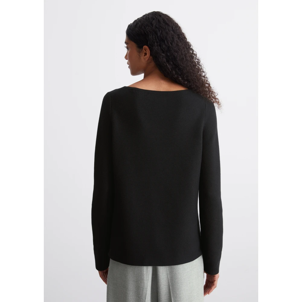 Marc O'Polo Sweater slim Black Dames