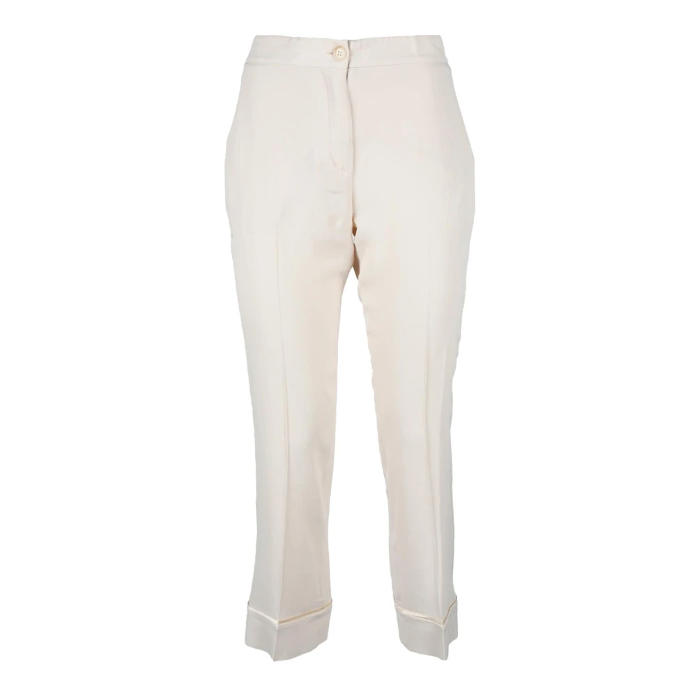 Semicouture Broek White Dames