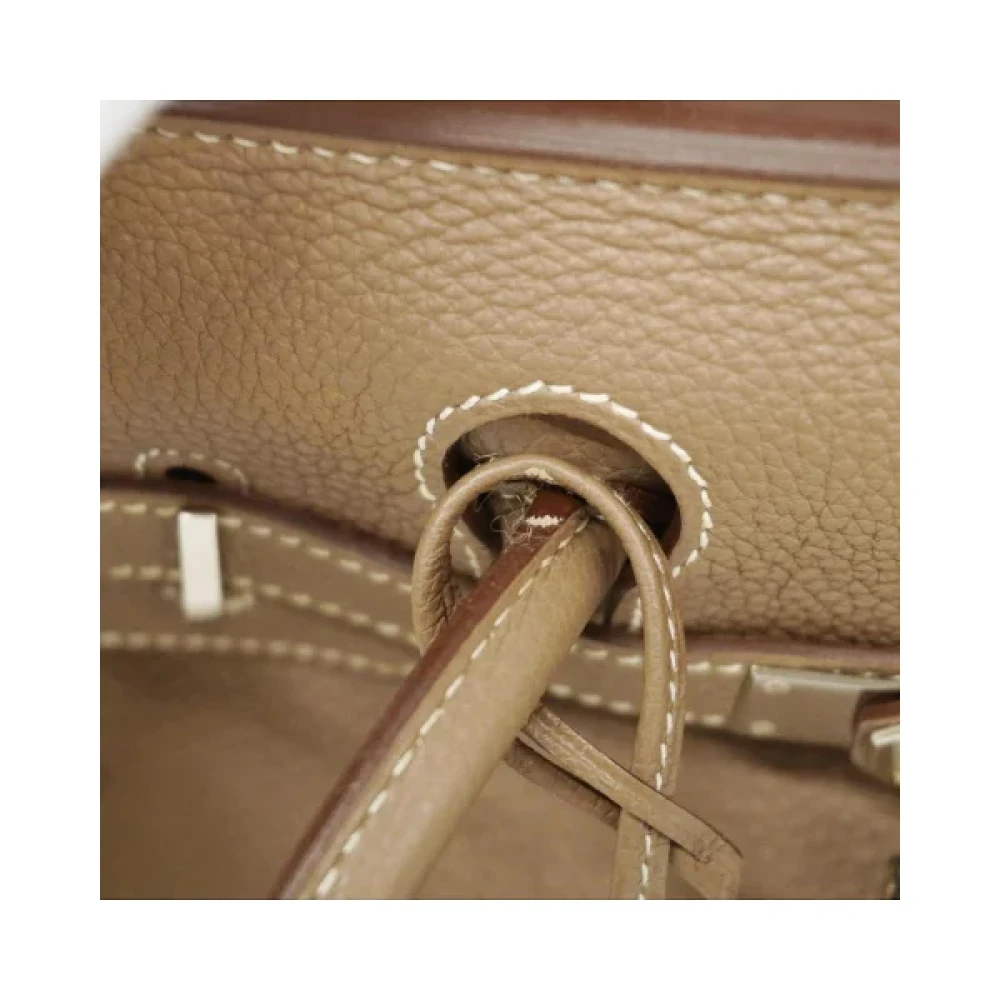 Hermès Vintage Pre-owned Leather handbags Brown Dames
