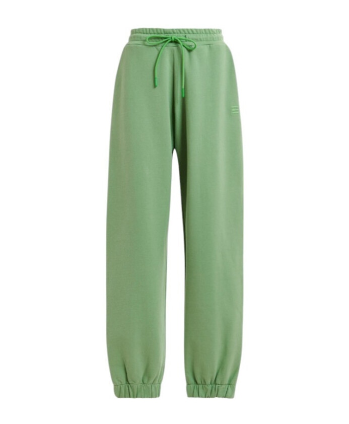 high-waisted-green-cotton-joggers