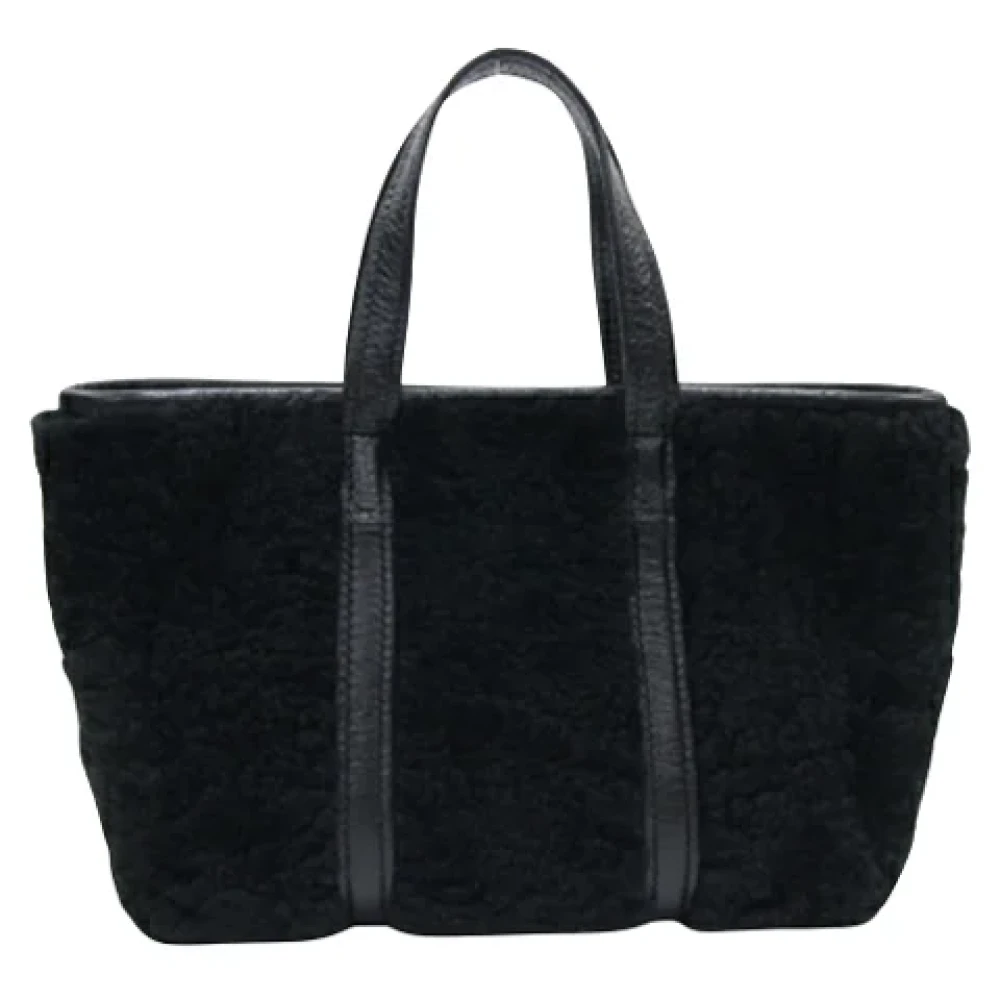 Balenciaga Vintage Pre-owned Wool balenciaga-bags Black Dames