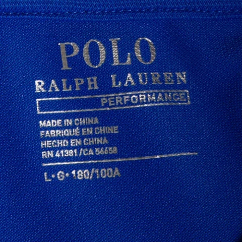 Ralph Lauren Pre-owned Polyester tops Blue Dames