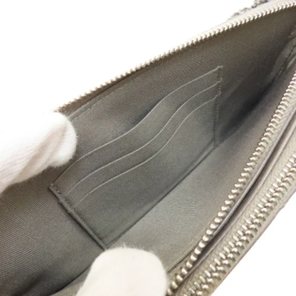 Chanel Vintage Pre-owned Canvas chanel-bags Gray Dames