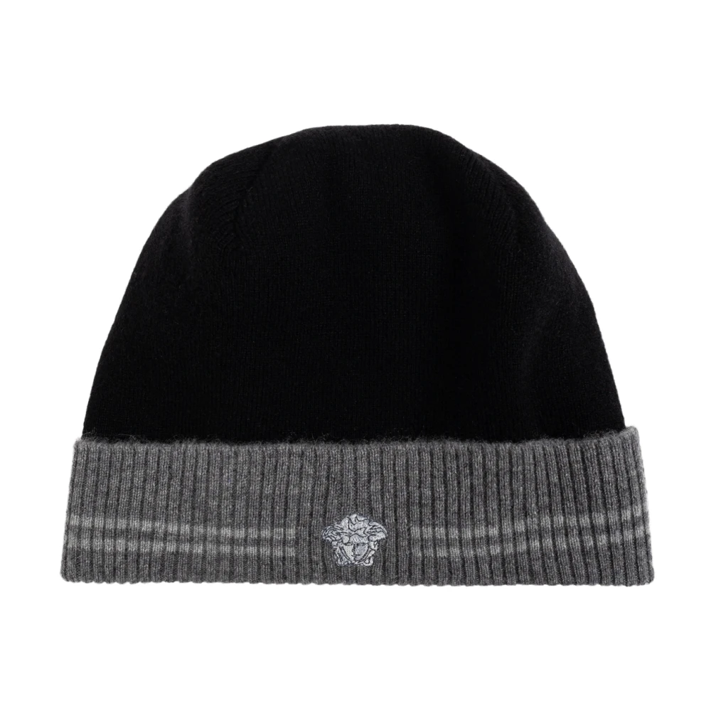 Versace Kasjmiermuts Black Heren