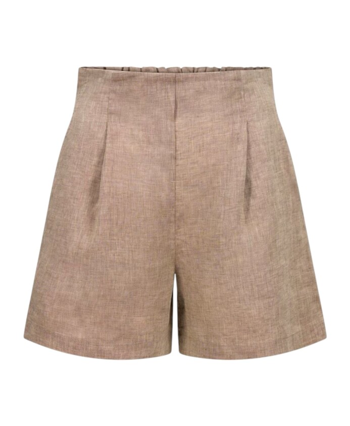 shorts-en-lin-marron-clair