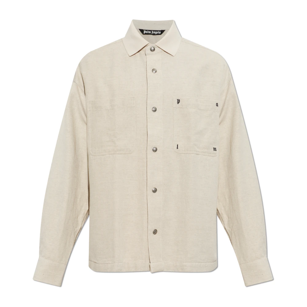 Palm Angels Herren Beige Shirts, Xlgröße:
