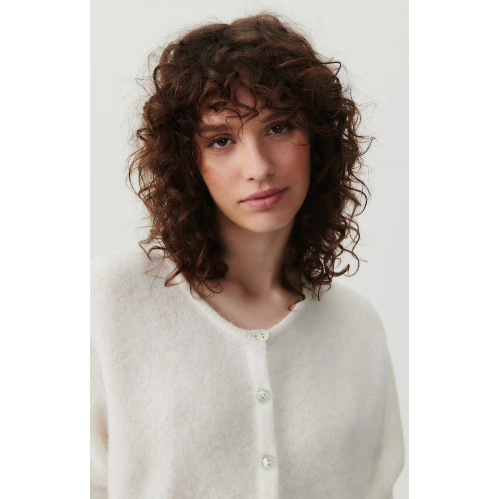American vintage Parel Knoop Vest White Dames