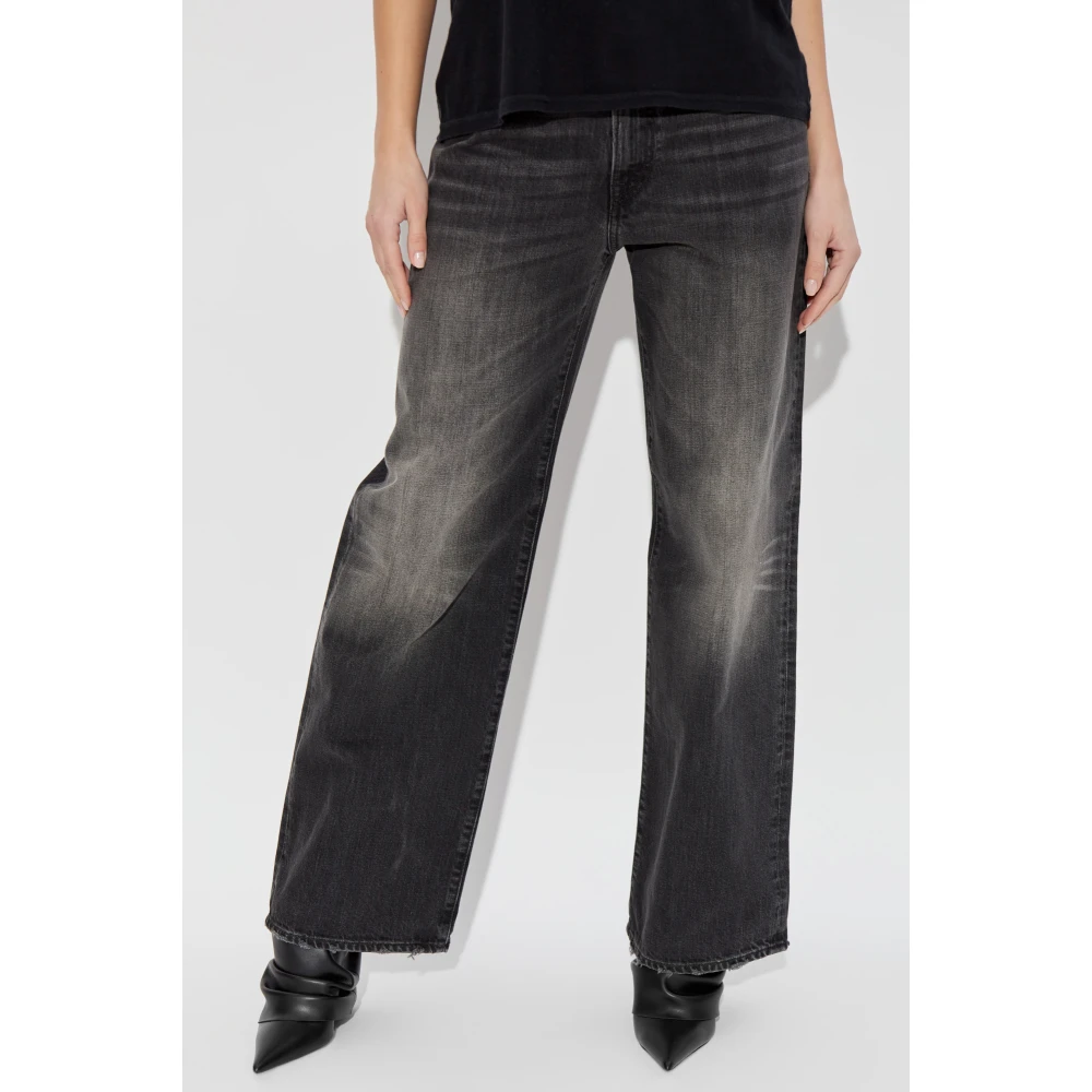 R13 Jeans met Vintage Effect Black Dames