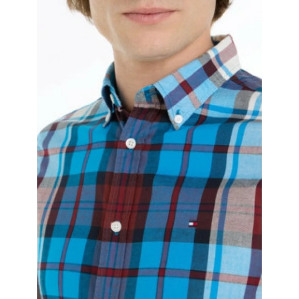 Tommy Hilfiger Tartan Big Shirt Blue Multicolor Heren