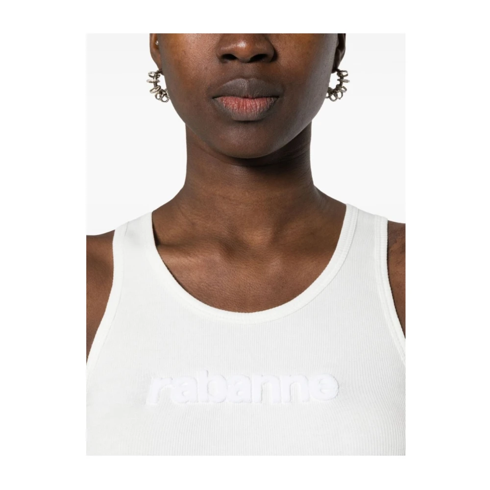 Paco Rabanne TEE Shirt P112 Casual Top White Dames