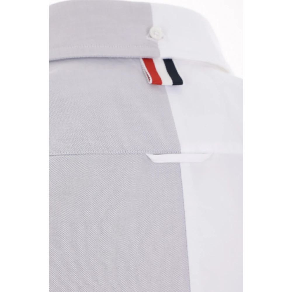 Thom Browne Witte Oxford Katoenen Overhemd Multicolor Dames