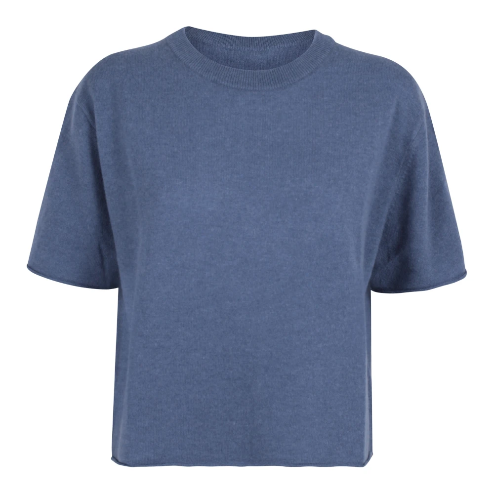 Lisa Yang Celia T-Shirt Blue Dames