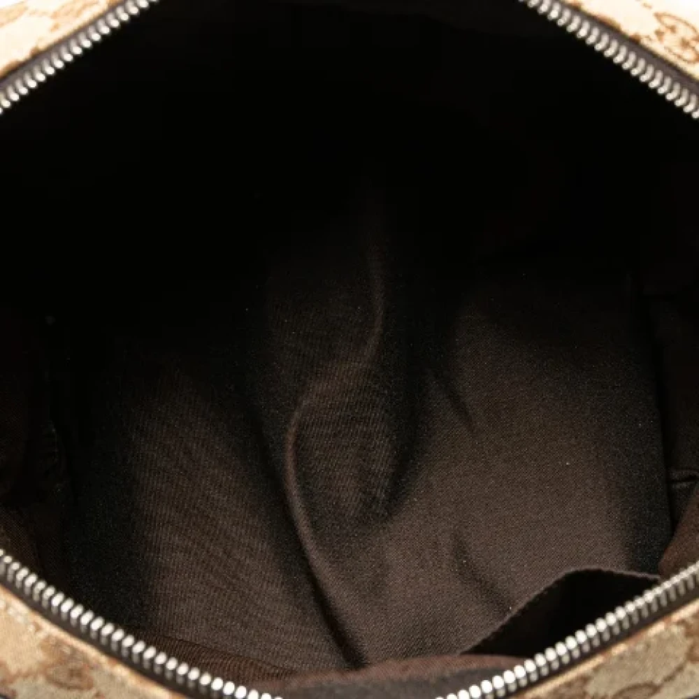 Gucci Vintage Pre-owned Canvas gucci-bags Beige Dames