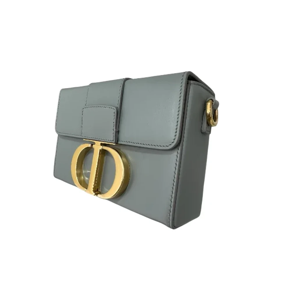 Dior Vintage Pre-owned Leather dior-bags Gray Dames