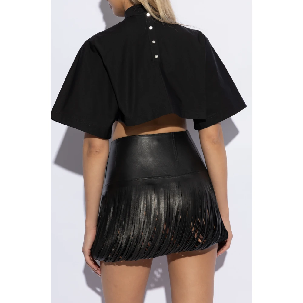 Alaïa Korte top Black Dames