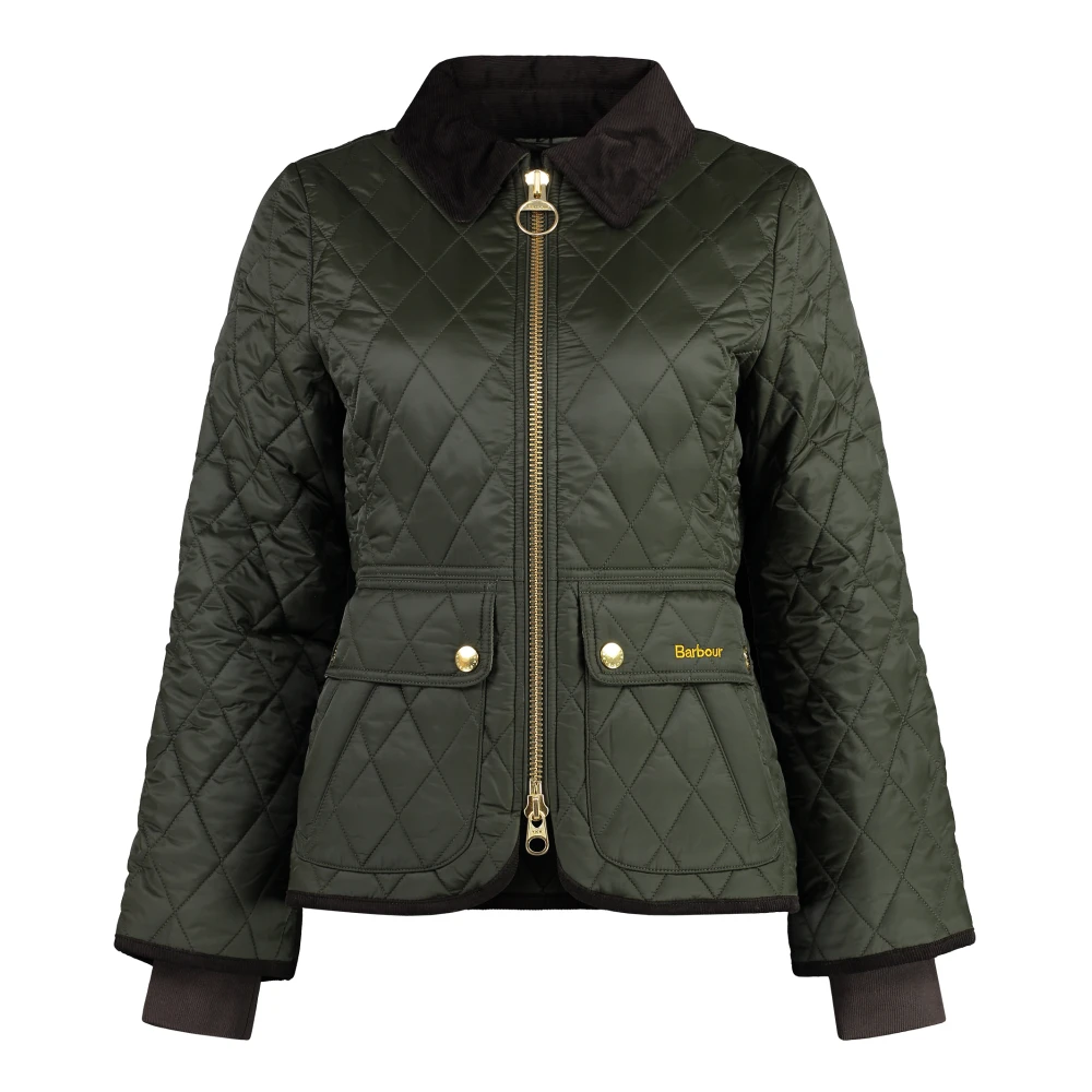 Barbour Kaki Giacca Trapuntata Aderente Beadnell - Immagine 2