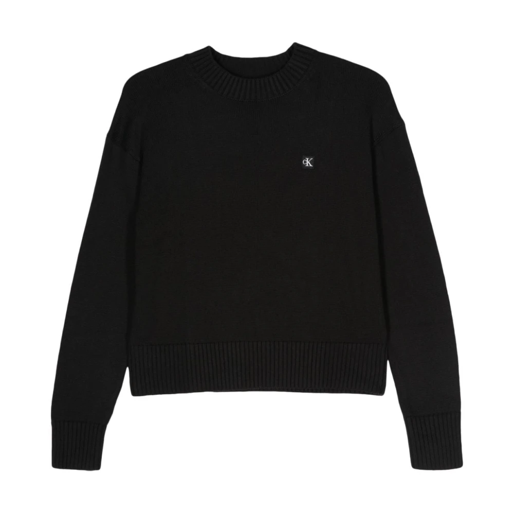 Calvin Klein Jeans Zwarte Sweaters voor Heren Black Dames