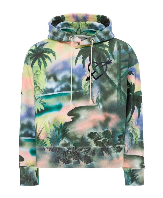 sweat-a-capuche-en-coton-vert-avec-logo