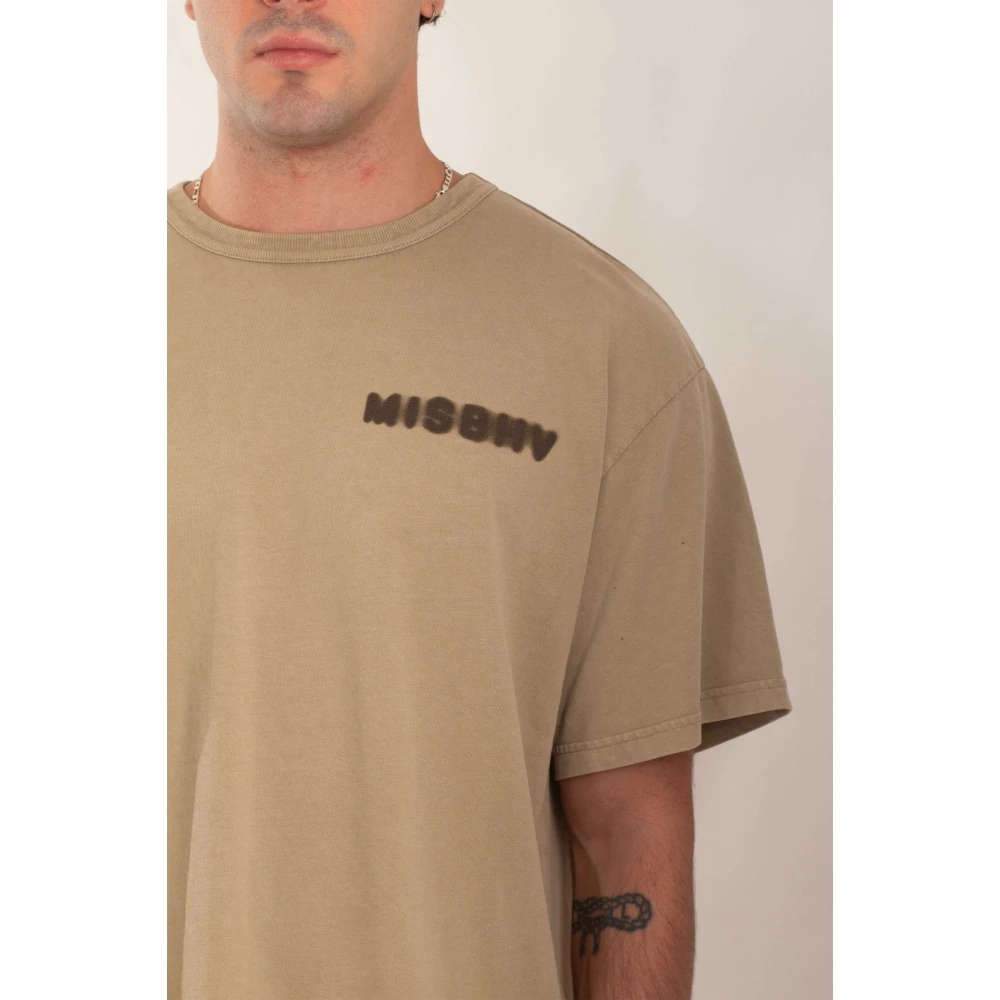 Misbhv Retro Community Tee in Beige Heren