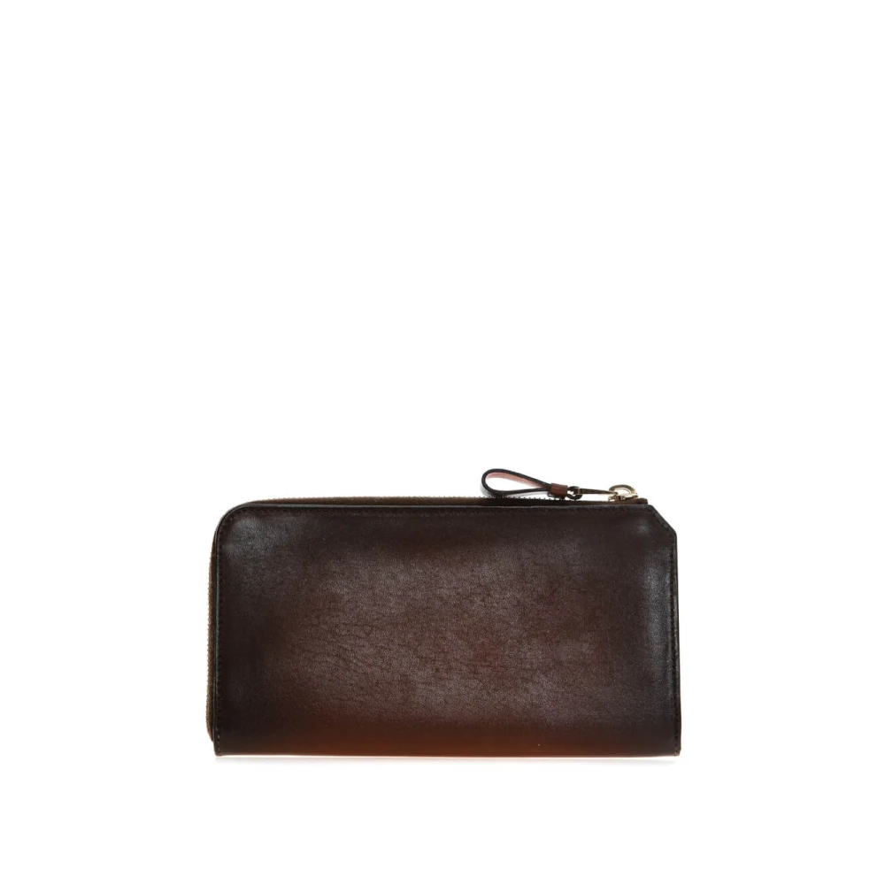Santoni Stijlvolle Portemonnee met Uniek Design Brown Heren