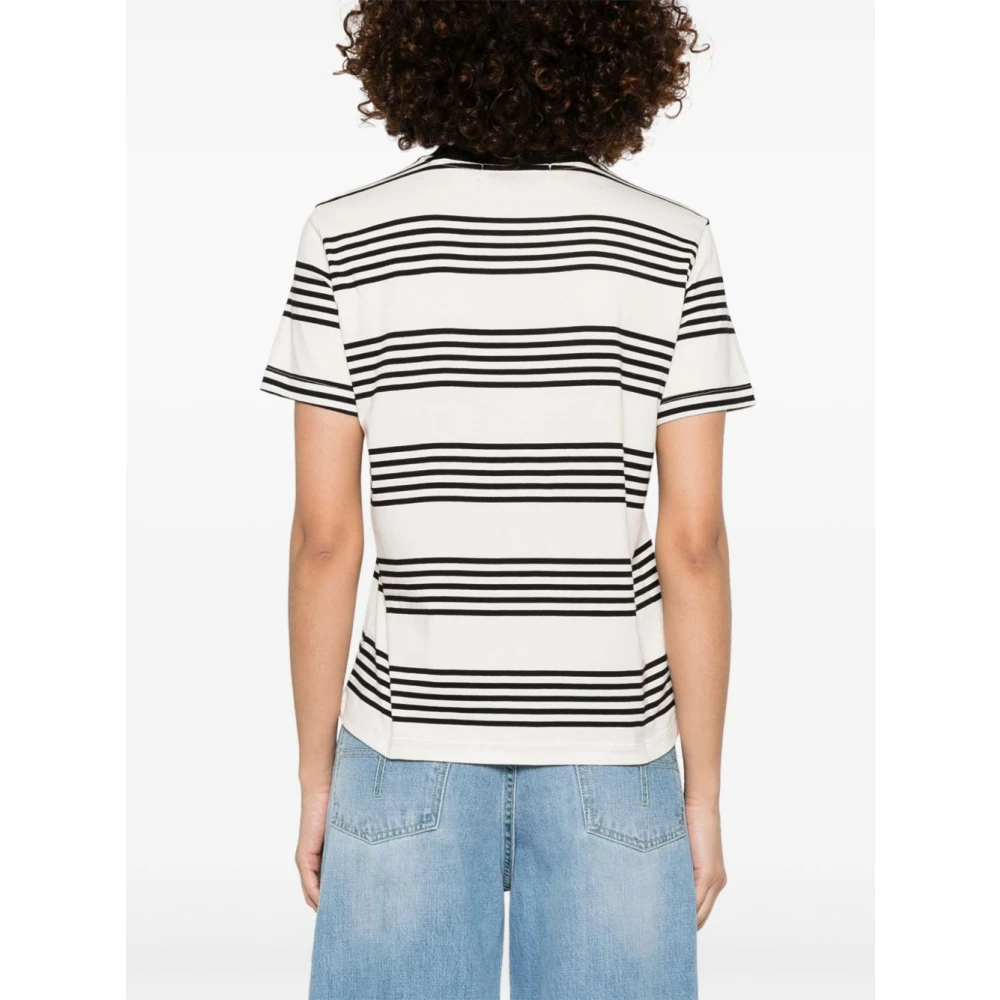 Msgm Wit T-shirt en Polo Multicolor Dames