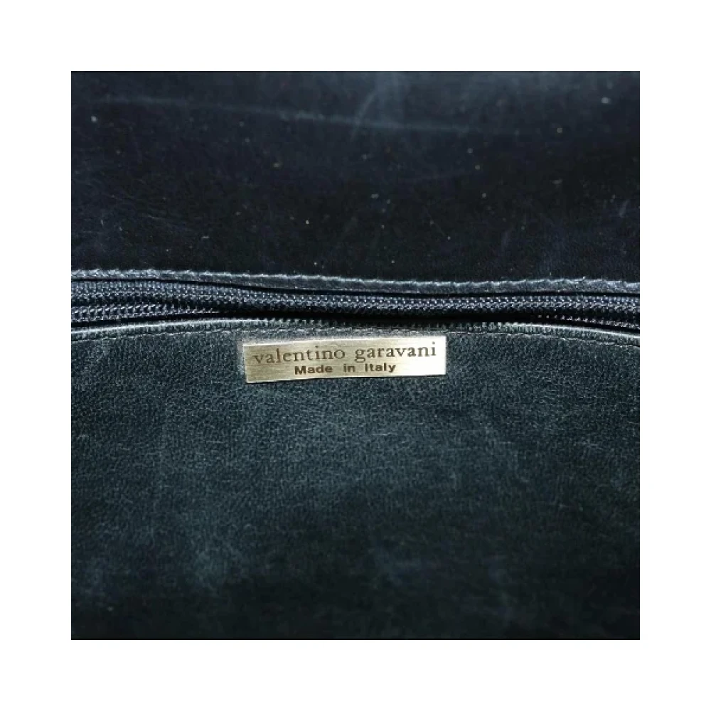 Valentino Vintage Pre-owned Leather shoulder-bags Black Dames