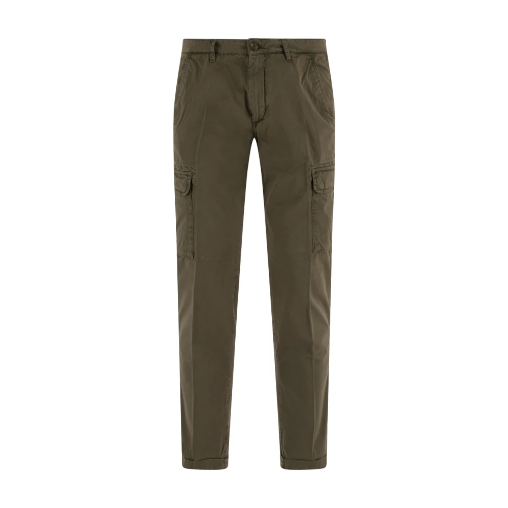 40Weft Slim-fit Trousers Green Heren