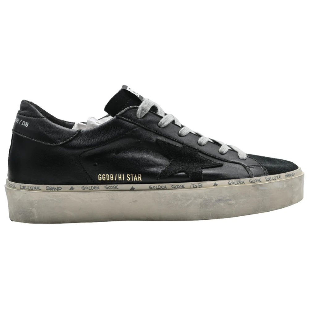 Golden Goose Zwarte Hi-Star Sneakers Black Dames