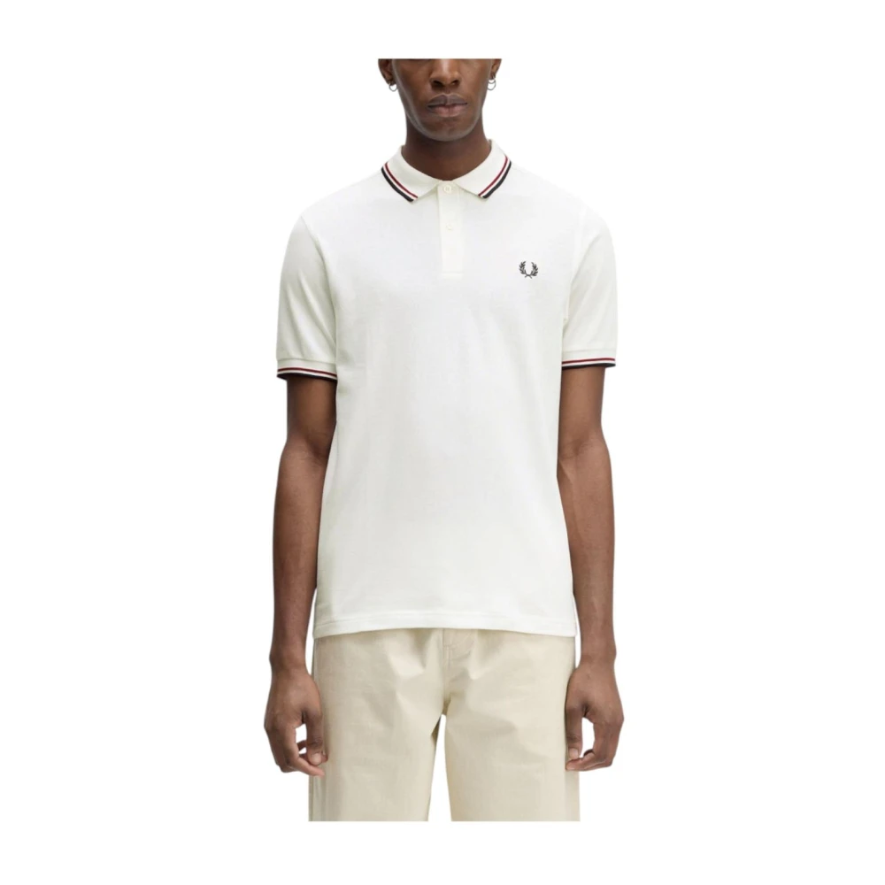 Fred Perry Men's White Polo Shirt - Polo Shirts - 2XL - Tops