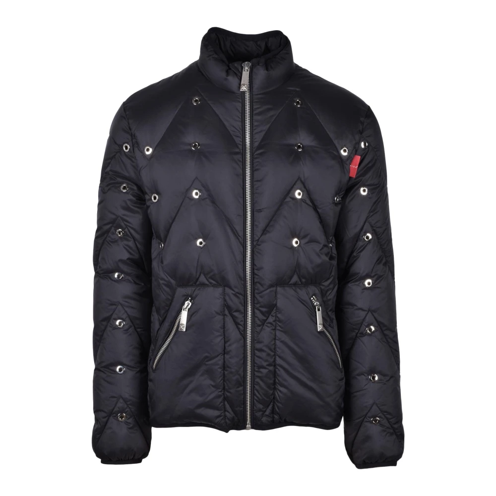 John Richmond Nylon Gewatteerde Jas Black Heren