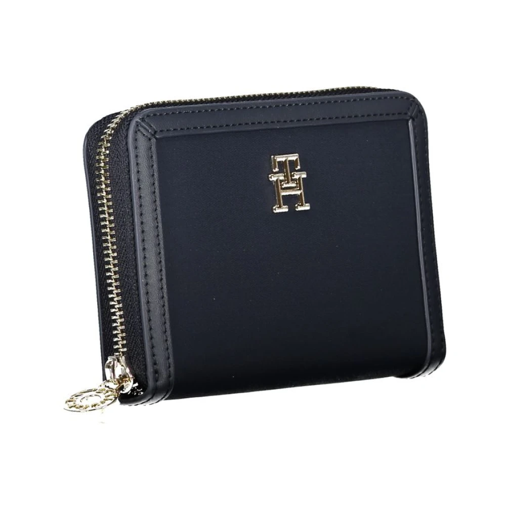 Tommy Hilfiger Stijlvolle Blauwe Portemonnee met Meerdere Vakken Blue Dames