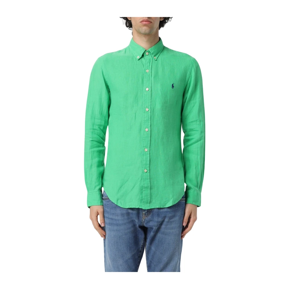Ralph Lauren Groen casual overhemd met lange mouwen Green Heren