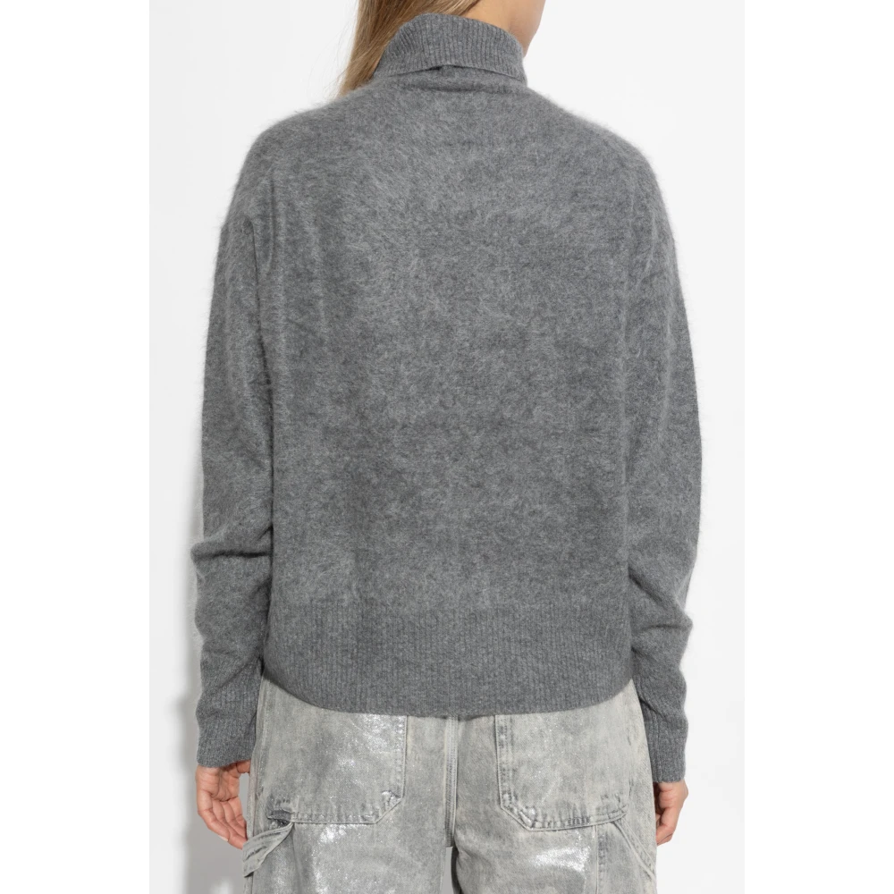 AllSaints Kasjmier Turtleneck Rebel Gray Dames